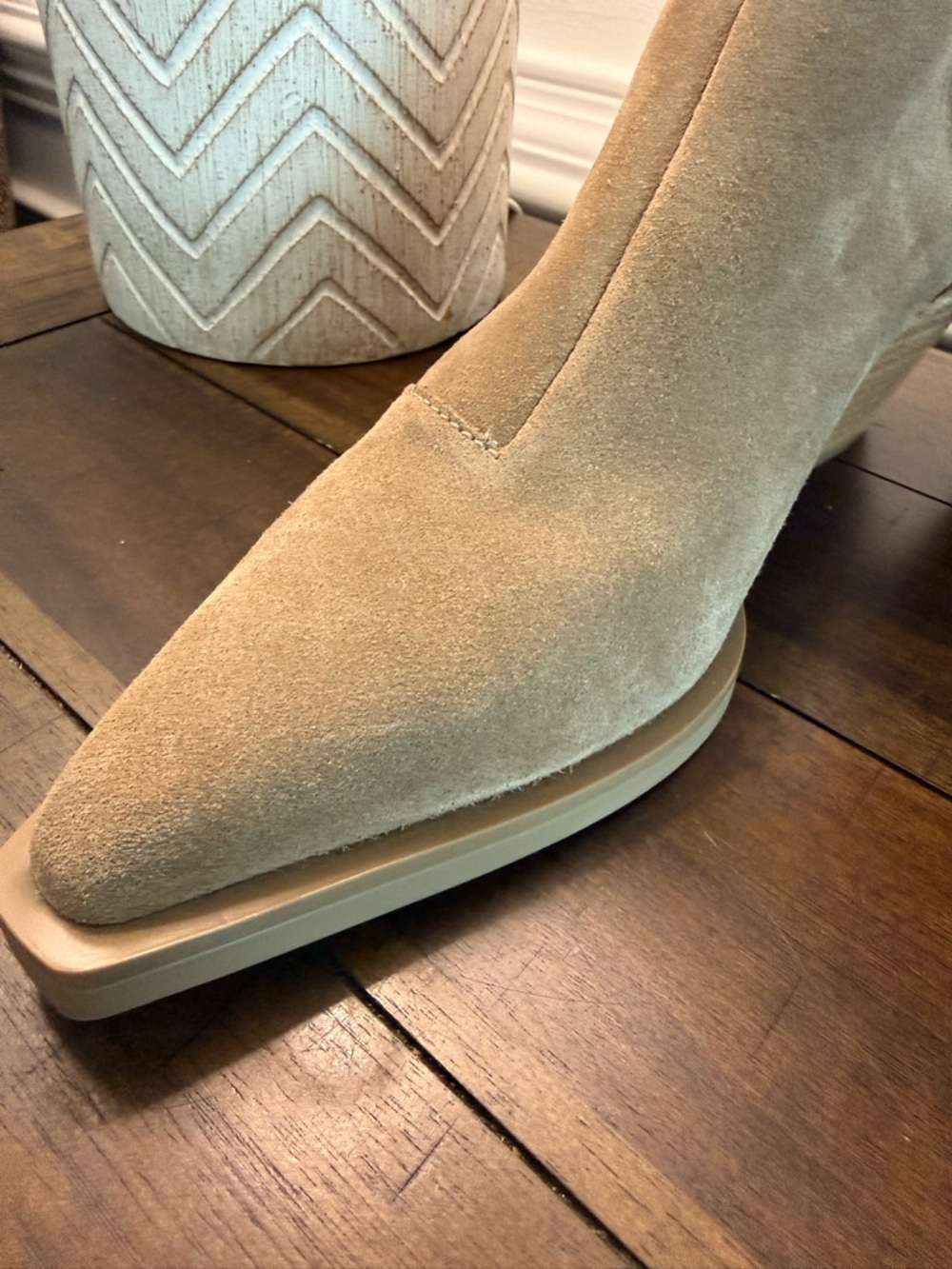 rag & bone Rover Suede Pointed Toe Ankle Boots size 36 - Picture 13 of 14